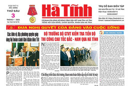 Báo in Hà Tĩnh ngày 3/1/2025