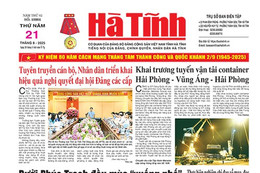 Báo in Hà Tĩnh ngày 21/8/2025