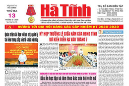 Báo in Hà Tĩnh ngày 13/5/2025