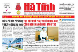 Báo in Hà Tĩnh ngày 7/5/2025