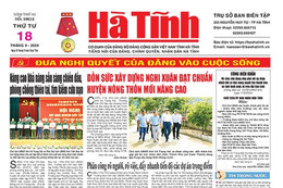 Báo in Hà Tĩnh ngày 18/9/2024