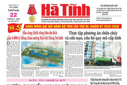 Báo in Hà Tĩnh ngày 22/9/2025