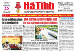 Báo in Hà Tĩnh ngày 20/5/2025
