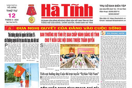 Báo in Hà Tĩnh ngày 12/3/2025