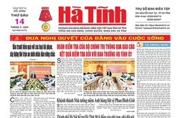 Báo in Hà Tĩnh ngày 14/3/2025