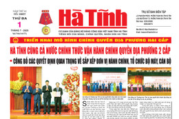 Báo in Hà Tĩnh ngày 1/7/2025