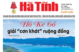 Báo in Hà Tĩnh cuối tuần ngày 21/3/2026