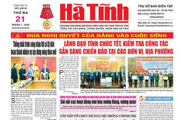 Báo in Hà Tĩnh ngày 21/1/2025