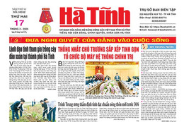 Báo in Hà Tĩnh ngày 17/2/2025