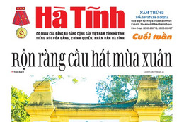 Báo in Hà Tĩnh cuối tuần ngày 18/1/2025