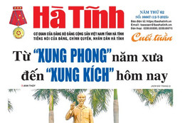 Báo in Hà Tĩnh cuối tuần ngày 12/7/2025
