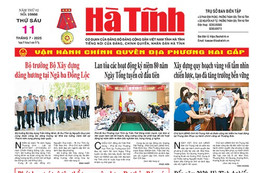Báo in Hà Tĩnh ngày 11/7/2025