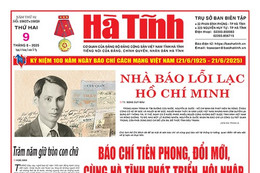 Báo in Hà Tĩnh ngày 9/6/2025