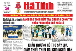 Báo in Hà Tĩnh ngày 26/5/2025