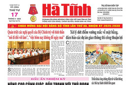 Báo in Hà Tĩnh ngày 17/9/2025