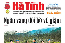 Báo in Hà Tĩnh cuối tuần ngày 26/10/2024