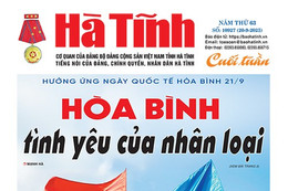 Báo in Hà Tĩnh cuối tuần ngày 20/9/2025