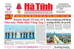Báo in Hà Tĩnh ngày 19/9/2025