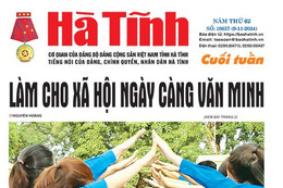 Báo in Hà Tĩnh cuối tuần ngày 9/11/2024