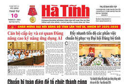 Báo in Hà Tĩnh ngày 10/9/2025