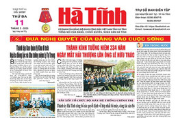 Báo in Hà Tĩnh ngày 11/2/2025