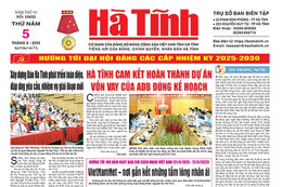 Báo in Hà Tĩnh ngày 5/6/2025