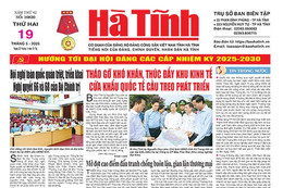 Báo in Hà Tĩnh ngày 19/5/2025