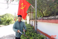 Sôi nổi xây dựng nông thôn mới chào mừng đại hội Đảng các cấp 