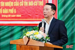 100% cử tri nơi cư trú tín nhiệm ông Phan Thiên Định ứng cử đại biểu HĐND tỉnh Hà Tĩnh 