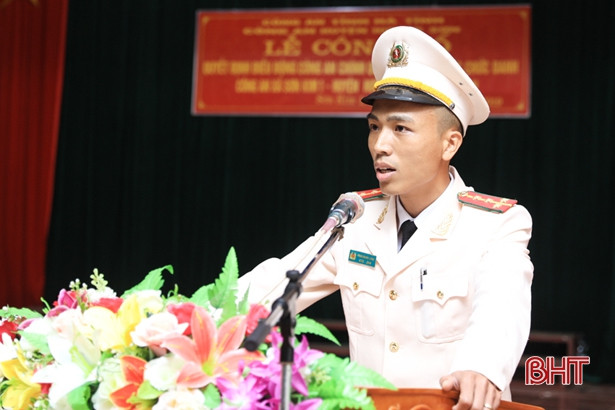 5 công an chính quy về đảm nhiệm chức danh công an xã biên giới Hà Tĩnh