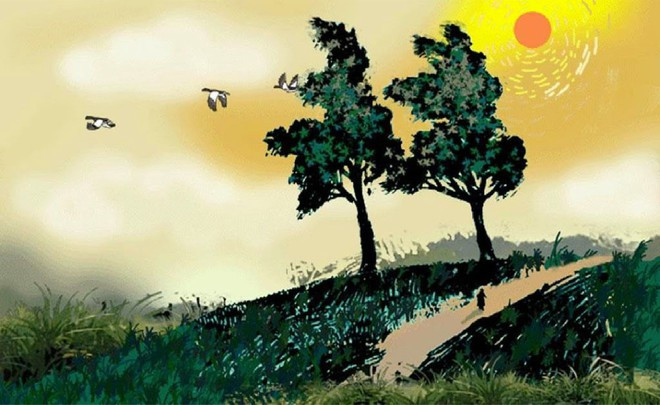 Hình ảnh hai cây phong trong Người thầy đầu tiên khắc sâu vào tâm khảm nhiều bạn đọc Việt. “Người thầy đầu tiên” gieo niềm tin về nhân cách, nghị lực