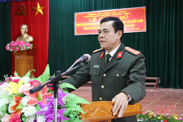 5 công an chính quy về đảm nhiệm chức danh công an xã biên giới Hà Tĩnh