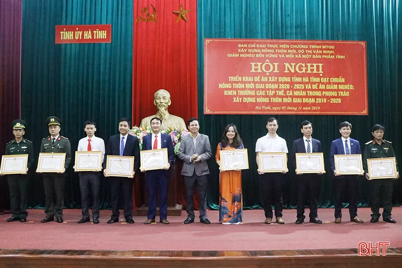 Hà Tĩnh phấn đấu đạt chuẩn tỉnh nông thôn mới giai đoạn 2020 - 2025