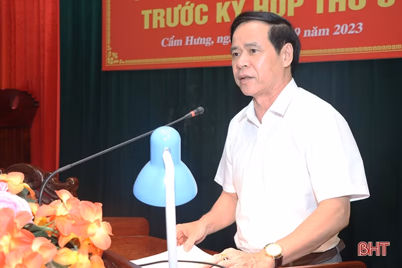 Cử tri Cẩm Xuyên kiến nghị đưa nước sạch về 12 xã phía Nam