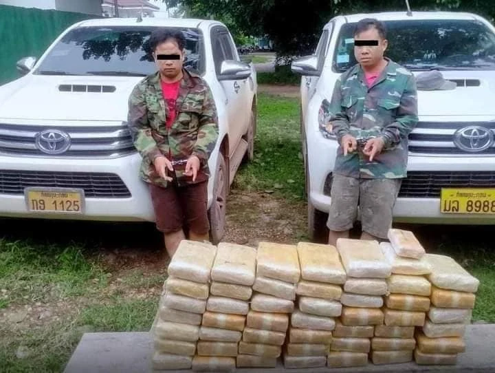 Lào bắt giữ 2 vụ vận chuyển ma túy cực lớn