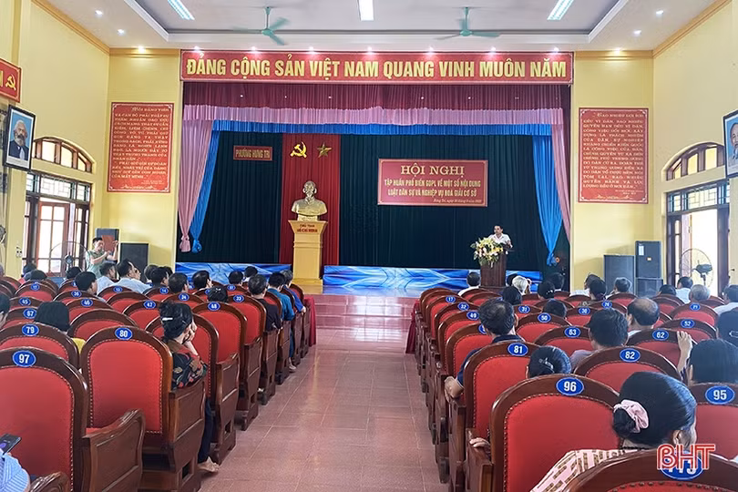 Hóa giải mâu thuẫn, gắn kết tình cảm nhờ các tổ hòa giải cơ sở