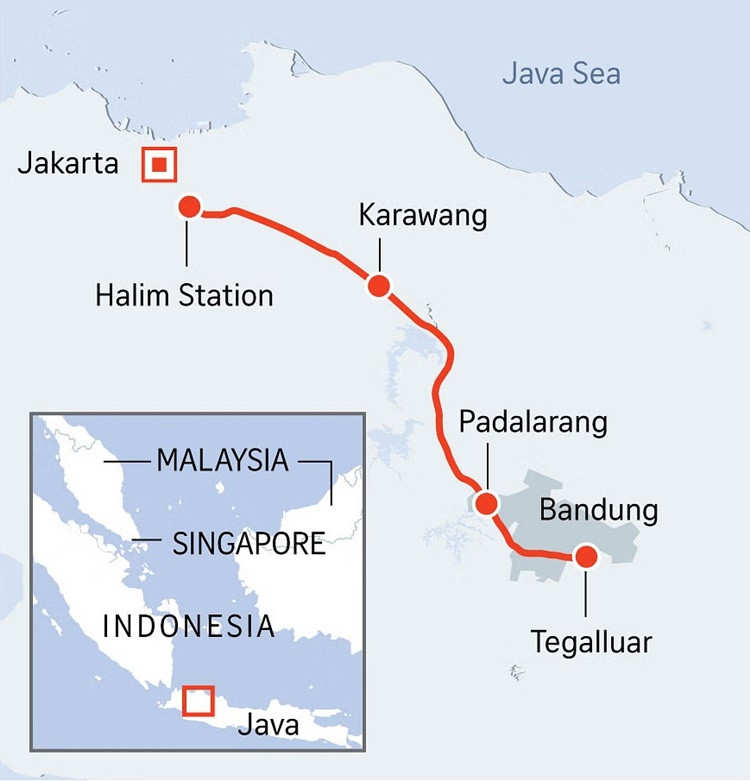 Indonesia khai trương tuyến đường sắt cao tốc đầu tiên
