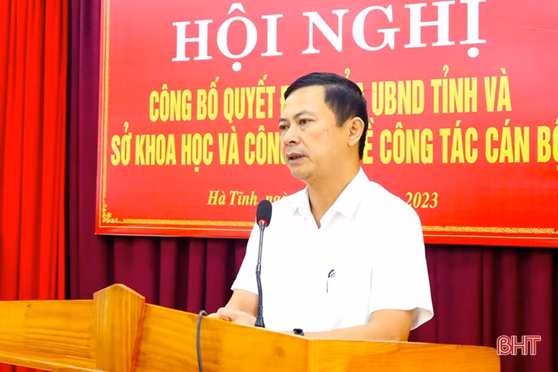 Hà Tĩnh có tân Chi cục trưởng Chi cục Tiêu chuẩn Đo lường Chất lượng