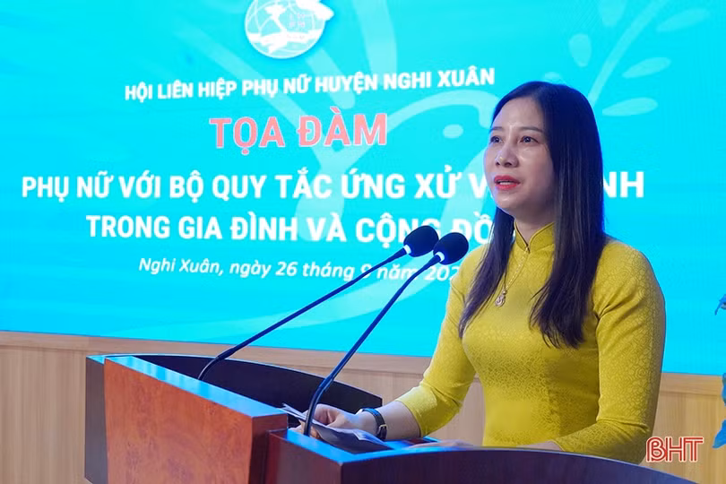 Phụ nữ Nghi Xuân với ứng xử văn hóa trong gia đình và cộng đồng