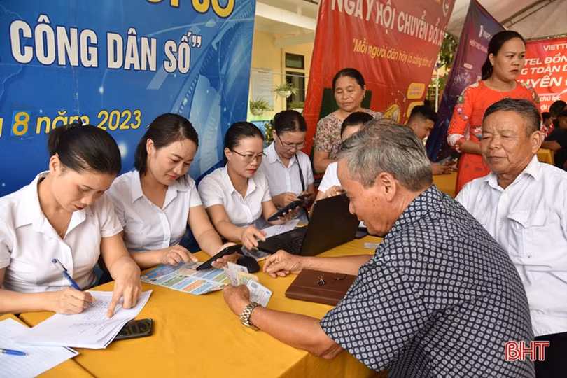 Lộc Hà tăng cường ứng dụng chuyển đổi số