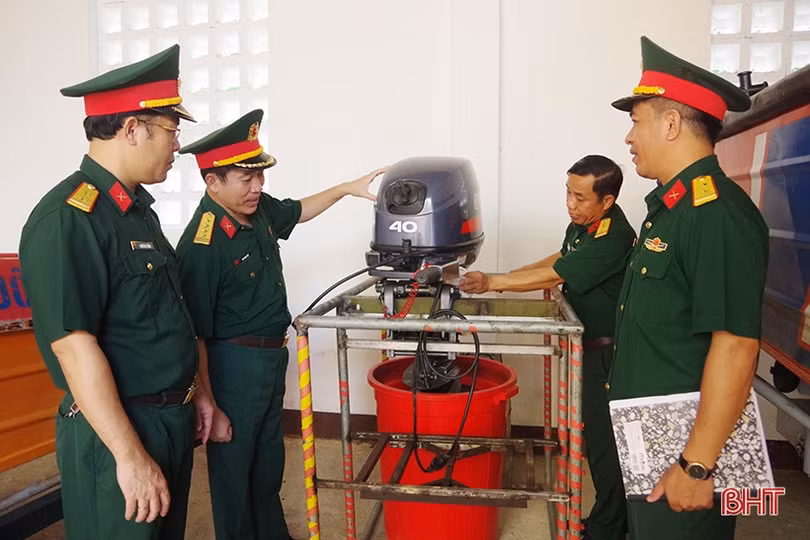 Kiểm tra công tác phòng chống lụt bão tại các đơn vị bộ đội