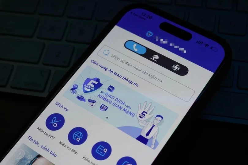 Giao diện chính của phần mềm chống lừa đảo nTrust.