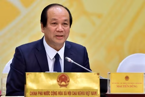 bo truong mai tien dung thong bao ly do dung du an dien hat nhan ninh thuan