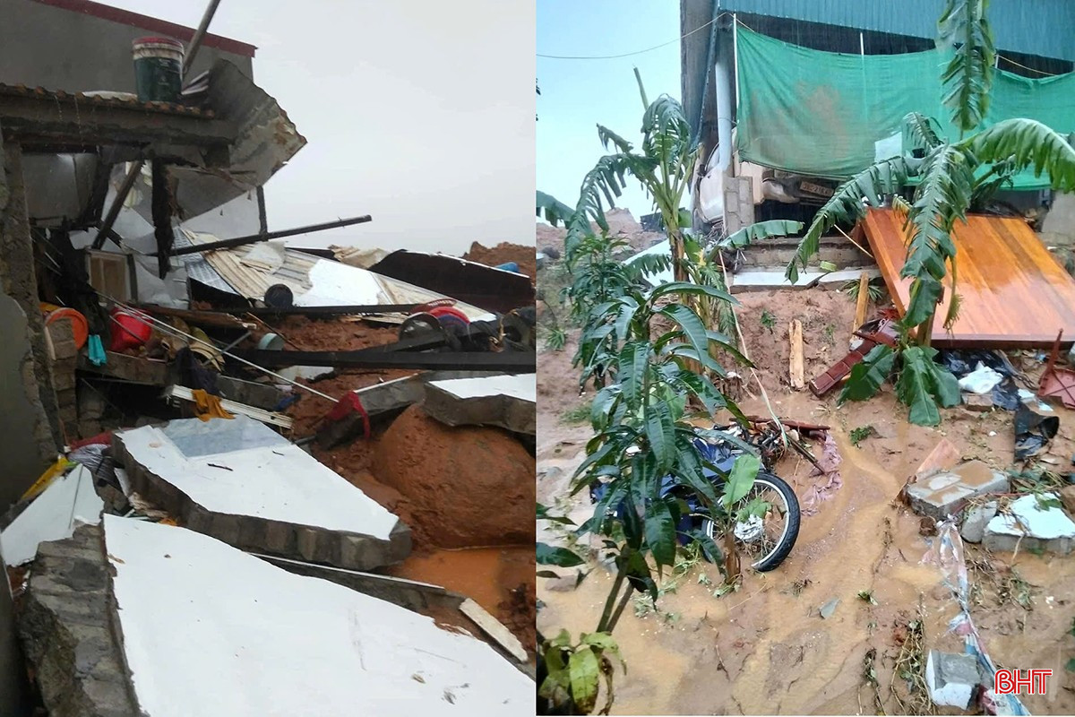 Skred forårsaket store skader på tre husholdninger med gårder i Ru Rac-området. bqbht_br_sat-lo-10.jpg