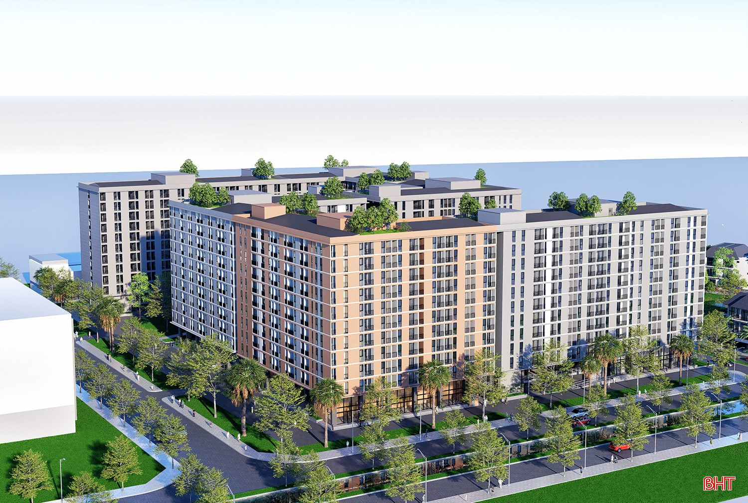 Dự án có tổng diện tích sàn hơn 46.200m2 với 3 toà nhà cao 12 tầng, hơn 500 căn hộ; 41 căn nhà ở thương mại cao 3 tầng với hệ thống giao thông, cây xanh, sân chơi thể dục, thể thao, bãi đỗ xe và hạ tầng kỹ thuật khác theo quy hoạch. bqbht_br_21.jpg