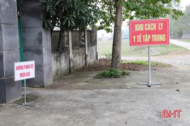 Nghi Xuân đảm bảo cơ sở vật chất cách ly các công dân từ vùng dịch