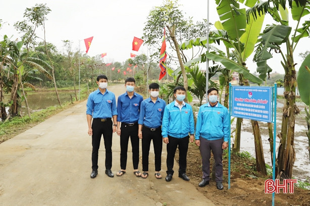 Huyện đoàn Nghi Xuân bàn giao nhiều công trình ý nghĩa