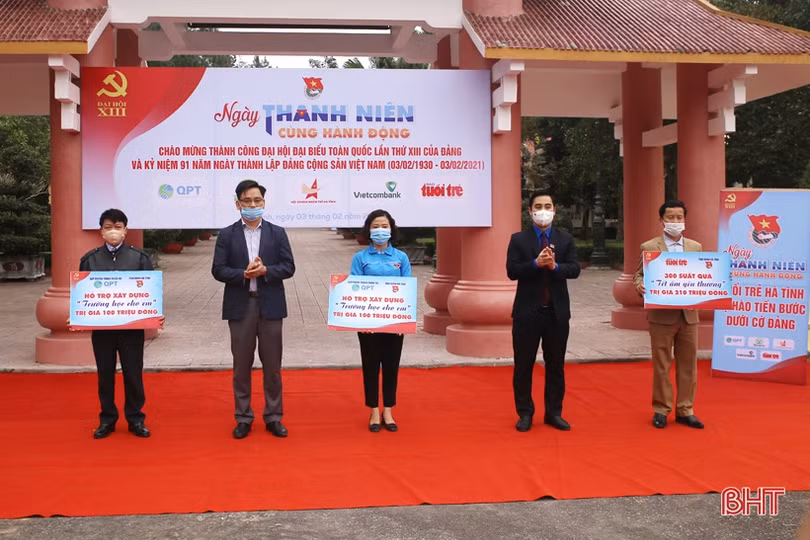 Tuổi trẻ Hà Tĩnh hành động chào mừng thành công Đại hội XIII của Đảng