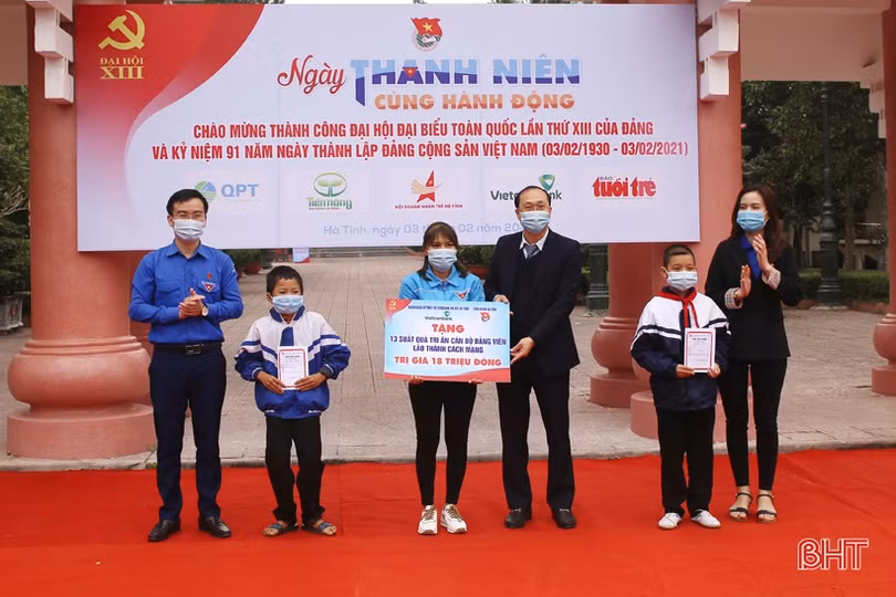 Tuổi trẻ Hà Tĩnh hành động chào mừng thành công Đại hội XIII của Đảng