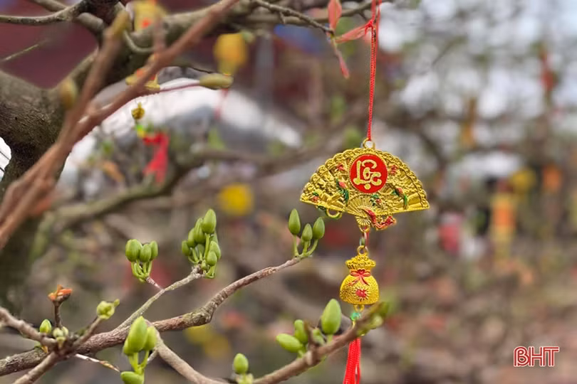 Phụ kiện trang trí tết đa dạng, người tiêu dùng Hà Tĩnh thỏa sức lựa chọn